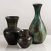 Three bronze vases by Just Andersen for GAB, Sweden