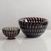 Two "Ariel" bowls by Edvin Öhrström for Orrefors, Sweden