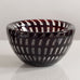 Edvin Öhrström for Orrefors, Sweden, ariel bowl in red and clear glass M5381