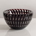 Edvin Öhrström for Orrefors, Sweden, ariel bowl in red and clear glass M5381