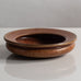Gunnar Nylund for Rörstrand, Sweden, stoneware bowl with golden brown glaze M5438