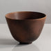 Four vessels with reddish brown glaze by Gunnar Nylund for Rörstrand, Sweden