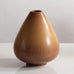 Gunnar Nylund for Rörstrand, Sweden, stoneware vase with golden brown glaze M5444