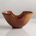 Gunnar Nylund for Rörstrand, Sweden, stoneware bowl with  brown glaze M5447