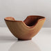 Gunnar Nylund for Rörstrand, Sweden, stoneware bowl with  brown glaze M5447