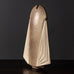 Brigitte Enders, Australia, sculptural stoneware vase with pale brown glaze J1263