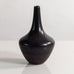 Gunnar Nylund for Rörstrand, Sweden  vase with black and brown speckled matte glaze M5476