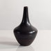 Gunnar Nylund for Rörstrand, Sweden  vase with black and brown speckled matte glaze M5476