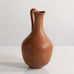 Gunnar Nylund for Rörstrand, Sweden, stoneware pitcher with reddish brown glaze M5472