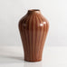Gunnar Nylund for Rörstrand, Sweden, stoneware vase with golden brown glaze M5473