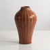 Gunnar Nylund for Rörstrand, Sweden, stoneware vase with golden brown glaze M5474