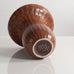 Gunnar Nylund for Rörstrand, Sweden, stoneware vase with golden brown glaze M5475