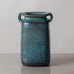 Stig Lindberg for Gustavsberg, Sweden, unique stoneware vase with turquoise glaze J1032