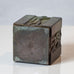GAB, Sweden, square bronze cup with figures in relief K2688