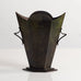 Three Danish bronze art deco vases