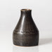 Carl Harry Stålhane for Rörstrand, Sweden, unique stoneware vase with brown glaze L3327