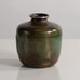 GAB, Sweden, "ORI" vase in light bronze with relief illustrations of a deer M5400