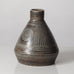 Carl Harry Stålhane for Rörstrand, Sweden, unique stoneware vase with brown glaze L3321