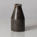 Carl Harry Stålhane for Rörstrand, Sweden, unique stoneware vase with brown glaze L3328