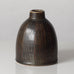 Carl Harry Stålhane for Rörstrand, Sweden, unique stoneware vase with brown glaze L3330