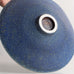 Carl Harry Stålhane for Rörstrand, Sweden, large stoneware footed bowl with blue haresfur glaze M5421