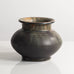 Carl Halier, own studio, Denmark, unique stoneware vase with olive glaze M4235
