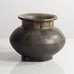 Carl Halier, own studio, Denmark, unique stoneware vase with olive glaze M4235