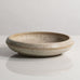 Carl Halier and Patrick Nordstrom for Royal Copenhagen, Denmark, unique stoneware bowl with blue-gray haresfur glaze M4236