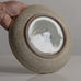 Carl Halier and Patrick Nordstrom for Royal Copenhagen, Denmark, unique stoneware bowl with blue-gray haresfur glaze M4236