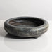 Carl Halier and Patrick Nordstrom for Royal Copenhagen, Denmark, unique stoneware bowl with blue-gray haresfur glaze M4302