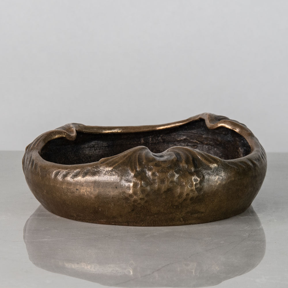 Otto Meyer Foundry, Sweden, art nouveau bronze bowl J1371