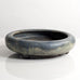 Carl Halier and Patrick Nordstrom for Royal Copenhagen, Denmark, unique stoneware bowl with blue-gray haresfur glaze M4302