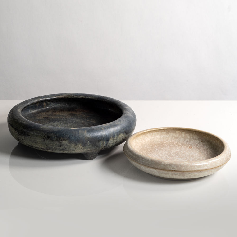 Two stoneware bowls by Carl Halier for Royal Copenhagen, Denmark