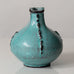 Svend Hammershøi for Herman A. Kähler Keramik, Denmark, vase with green and black glaze  L3357