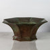 Sune Backstroms, Sweden, bronze octagonal bowl J1341