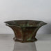 Sune Backstroms, Sweden, bronze octagonal bowl J1341