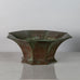 Sune Backstroms, Sweden, bronze octagonal bowl J1341