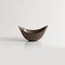 Gunnar Nylund for Rörstrand, ceramic elliptical bowl with brown glaze M5471