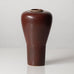 Carl Harry Stålhane for Rörstrand, stoneware vase with brown glaze J1657