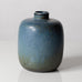 Carl Harry Stålhane for Rörstrand, stoneware vase with blue and gray glaze K2708