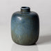 Carl Harry Stålhane for Rörstrand, stoneware vase with blue and gray glaze K2708