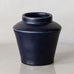 Erich and Ingrid Triller for Tobo, small vase with midnight blue glaze J1372