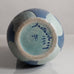 Josef Ekberg for Gustavsberg, Sweden, unique carved art nouveau stoneware vase L3639