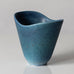 Carl Harry Stålhane for Rörstrand, stoneware vase with blue glaze L3320