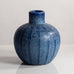 Eva Jancke Bjork for Bo Fajans, stoneware vase with matte blue glaze M5495