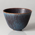 Gunnar Nylund for Rörstrand, Sweden, bowl with blue and purple glaze K2530