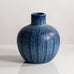 Eva Jancke Bjork for Bo Fajans, stoneware vase with matte blue glaze M5495