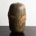 Jørgen Mogensen, own studio, Denmark, sculptural stoneware vase with yellow ochre glaze M5560