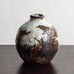 Jørgen Mogensen, own studio,  Denmark, stoneware vase with brown and white glaze M5561