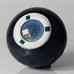 Wilhelm Kage for Gustavsberg, Sweden, Stoneware "Verkstad" vase  with blue haresfur glaze E7312